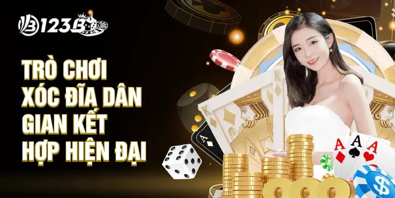 Trò chơi xóc đĩa dân gian kết hợp hiện đại